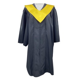 Manufacture of solid color graduation gown suits Custom zipper style Velcro shawl High school and high school graduation gown specialty store SKDA060 Manufacture of solid color graduation gown suits Custom zipper style Velcro shawl High school and high school graduation gown specialty store SKDA060